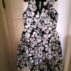 Charlotte Russe black floral dress